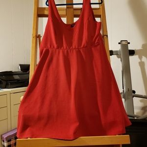Torrid red sz 3 sleeveless skater dress